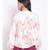 printed White Polyester   Top