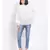 plain White Polyester   Top