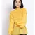 plain Yellow Polyester   Top