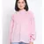 plain Pink Polyester   Top