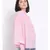 plain Pink Polyester   Top
