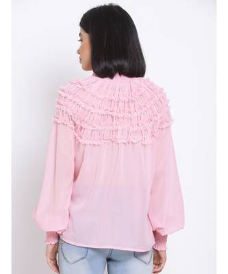 plain Pink Polyester   Top 5