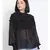 plain Black Polyester   Top
