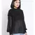 plain Black Polyester   Top