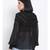 plain Black Polyester   Top