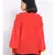 plain Red Polyester   Top