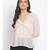 plain Peach Polyester   Top