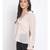 plain Peach Polyester   Top