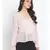 plain Peach Polyester   Top