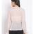 plain Peach Polyester   Top