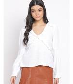 plain White Cotton   Top