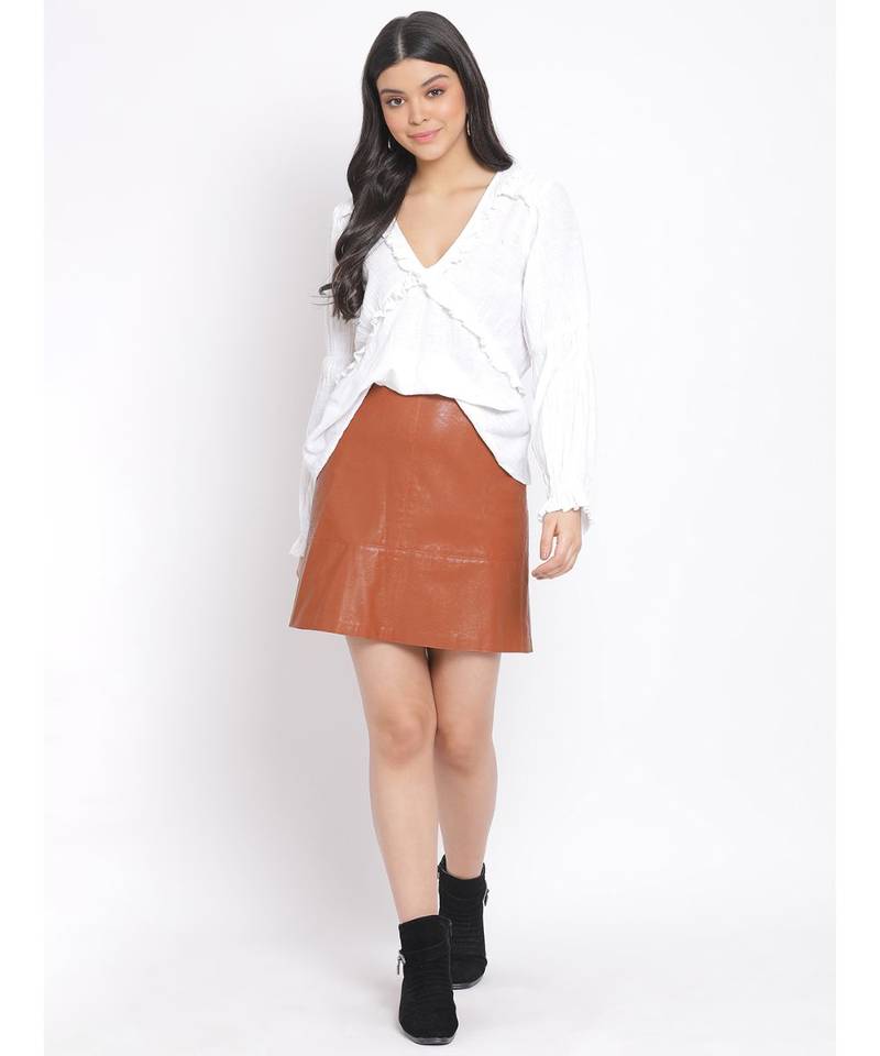 plain White Cotton   Top