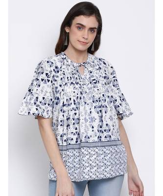 printed Multicolor Viscose   Tunic 1