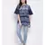 printed Blue Cotton   Tunic