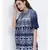 printed Blue Cotton   Tunic
