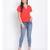 plain Red Polyester   Shirt
