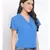 plain Blue Polyester   Shirt