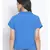 plain Blue Polyester   Shirt