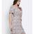 printed Pink Polyester   Dress