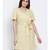 printed Yellow Polyester   Dress