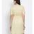 printed Yellow Polyester   Dress