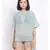 plain Green Polyester   Dress