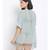 plain Green Polyester   Dress