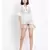 printed White Polyester   Dress