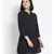 plain Black Viscose   Kurti