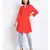 plain Red Viscose   Kurti