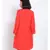plain Red Viscose   Kurti