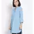 plain Blue Viscose   Kurti