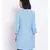 plain Blue Viscose   Kurti