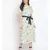 printed White Polyester   Dress
