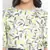 printed White Polyester   Dress