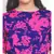 printed blue Polyester   Dress
