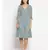 printed Green Polyester   Dress