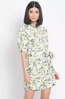 printed White Polyester   Jumpsuit