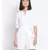 plain White Polyester   Jumpsuit