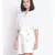 plain White Polyester   Jumpsuit