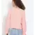 plain Peach Polyester   Top