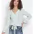 plain Green Polyester   Top