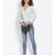 plain Green Polyester   Top