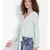plain Green Polyester   Top