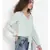 plain Green Polyester   Top