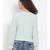 plain Green Polyester   Top