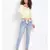 plain Yellow Polyester   Top