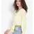 plain Yellow Polyester   Top