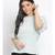 plain Green Polyester   Top
