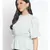 plain Green Polyester   Top
